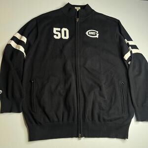 Vintage G-Unit 50 Cent Tools of the Trade Sweater 2XL Black Zip Up Hong Kong